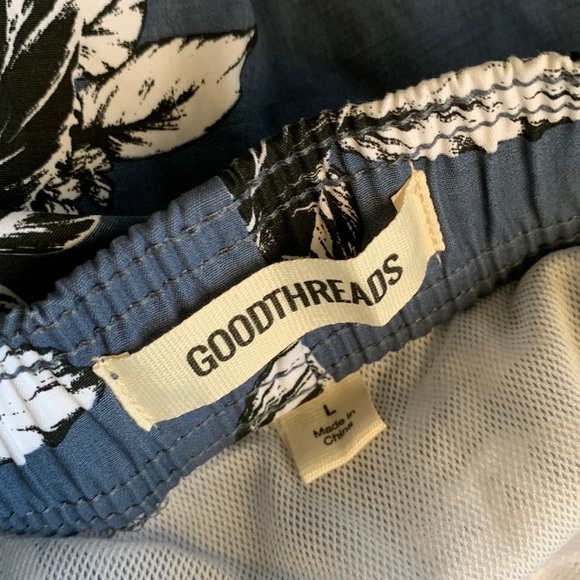 Nwt Good threads mens‎ tropical swim trunks size L summer beach - Picture 6 of 11